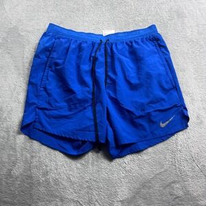 Nike Running Dri-FIT Stride Shorts Mens Medium Blue DM4755-480 5 Inch Inseam